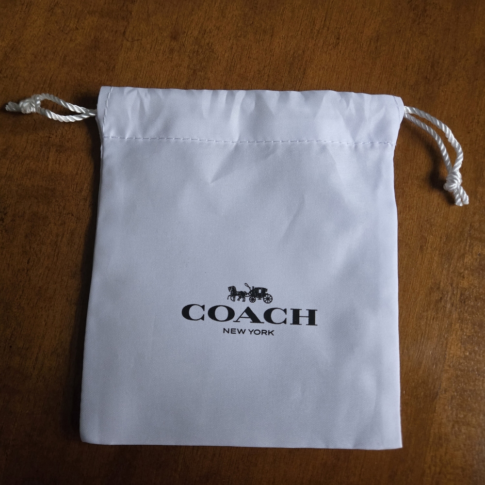 Coach Crystal Pretzel Keychain Charm - Gold Glitter - Picture 5 of 7